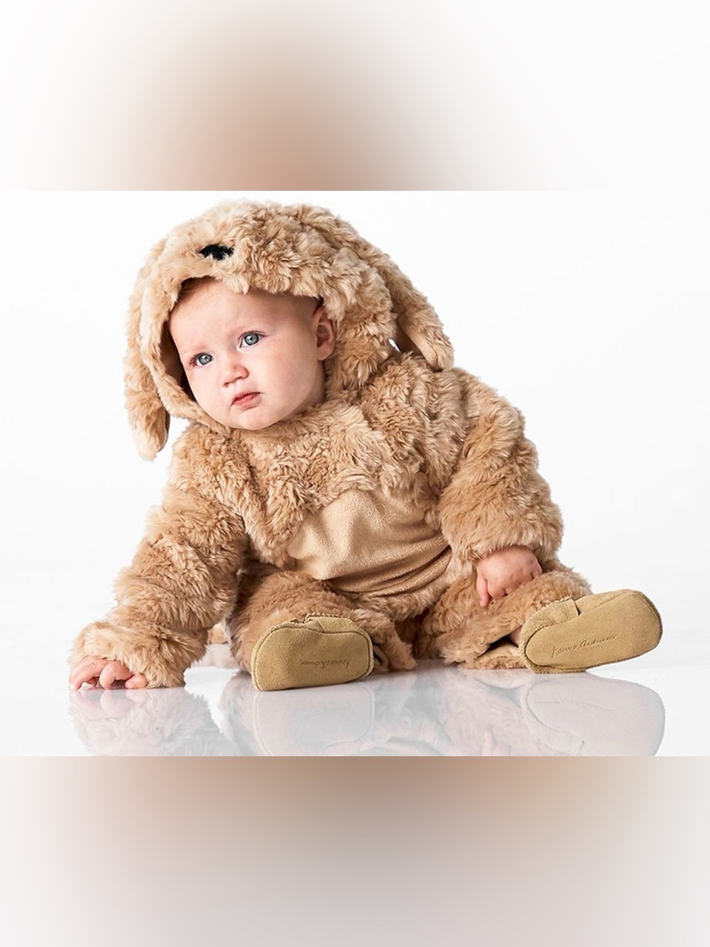 Pottery Barn Kids Baby Dog Halloween Costume 6-12M Very Fluffy Plush Puppy - Picture 3 of 11